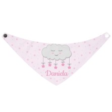 Bandana personalizada nube rosa