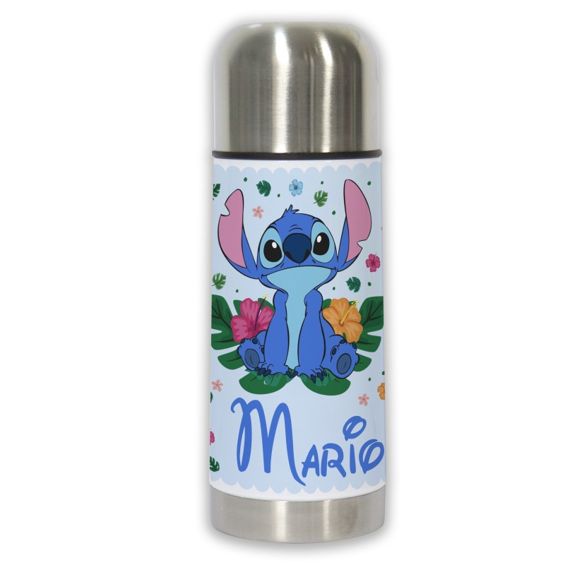 Termo personalizado Stitch azul