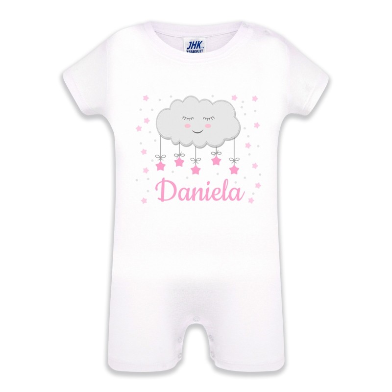 Pelele personalizado nube rosa