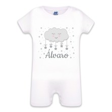 Pelele personalizado nube gris