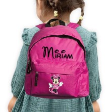 Mochila INFANTIL personalizada - MINNIE FUCSIA