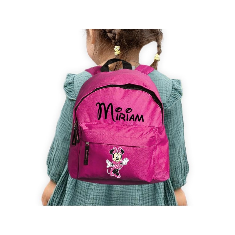 Mochila INFANTIL personalizada - MINNIE FUCSIA