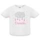 Camiseta personalizada nube rosa