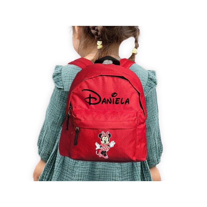 Mochila INFANTIL personalizada - MINNIE ROJA