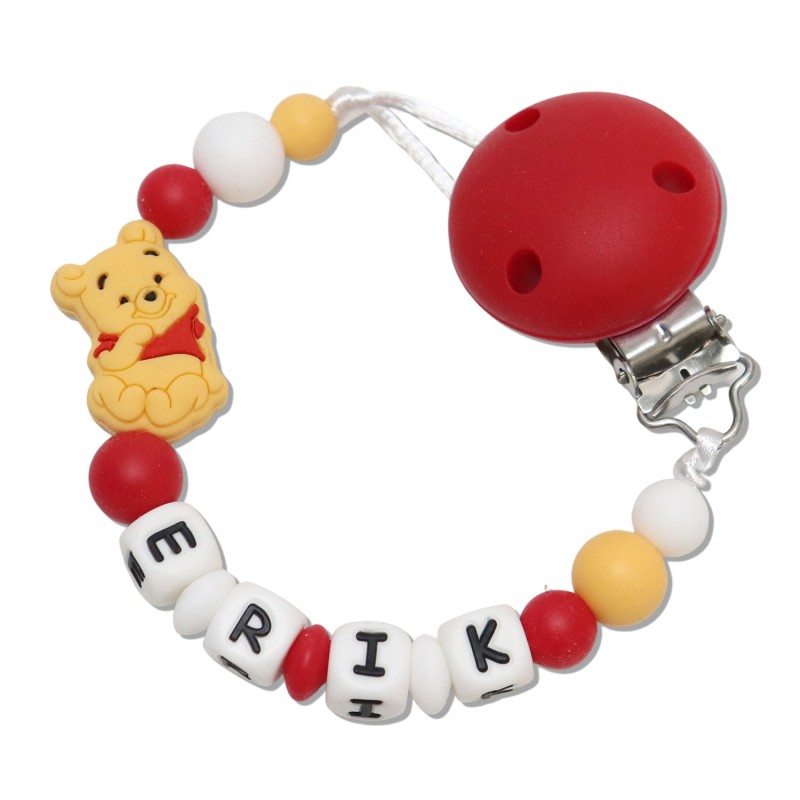 Sujetachupetes personalizado silicona WINNIE