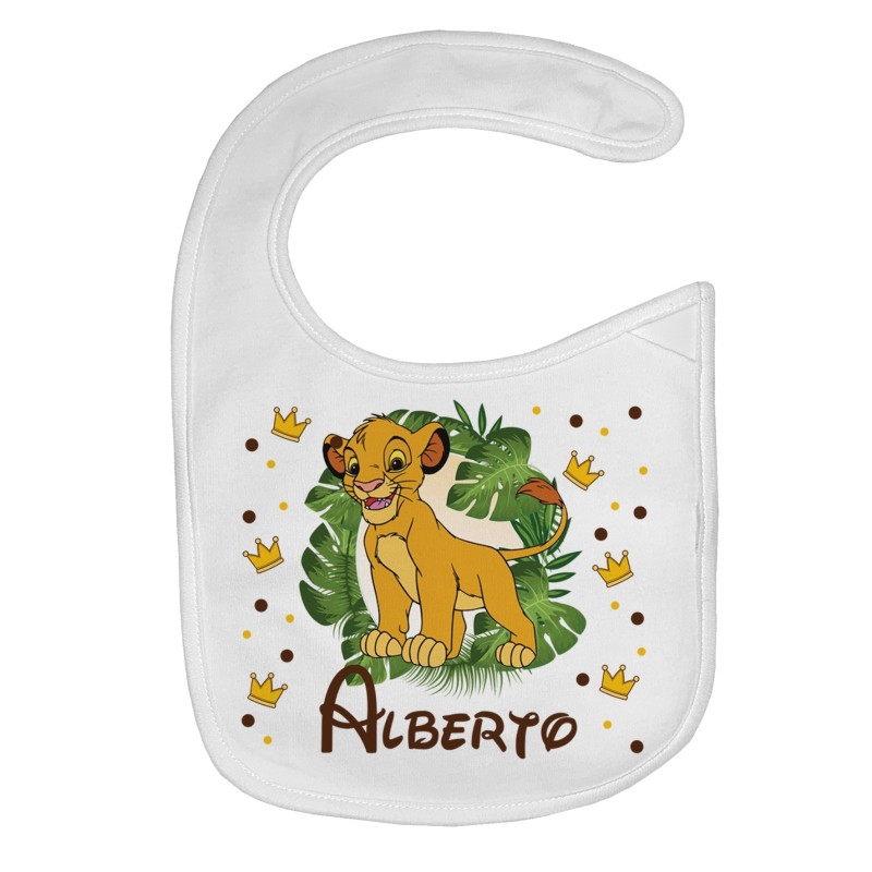 Babero personalizado Simba