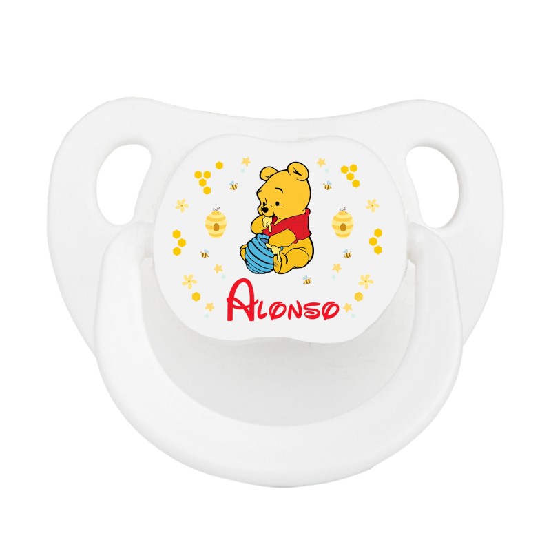 Chupete personalizado blanco Winnie