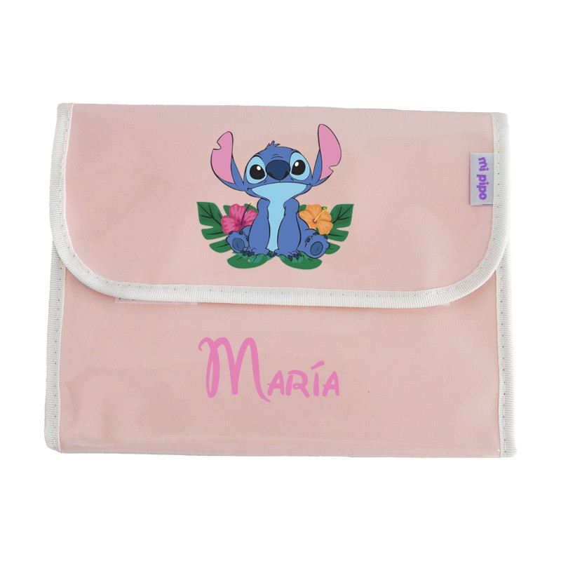 Portadocumentos Gloss Rosa Personalizado STITCH