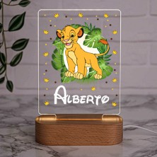 Lámpara Led madera SIMBA