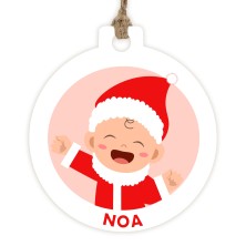 Bola de navidad METACRILATO - BEBÉ Noel