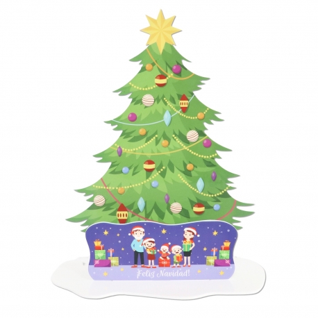 Árbol de Navidad personalizado (HASTA 5 MIEMBROS)