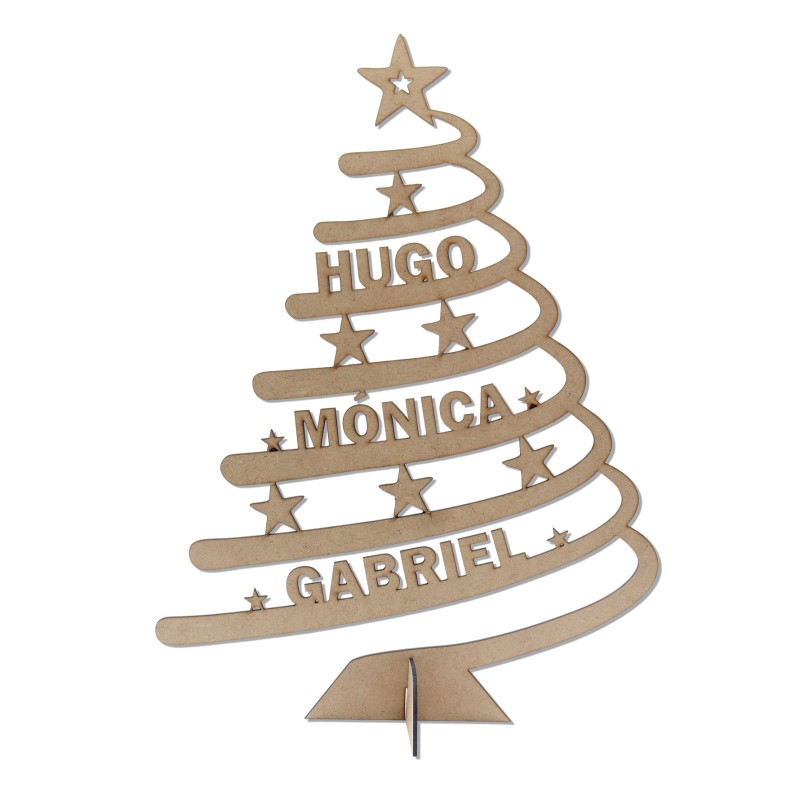 Árbol de Navidad con NOMBRES