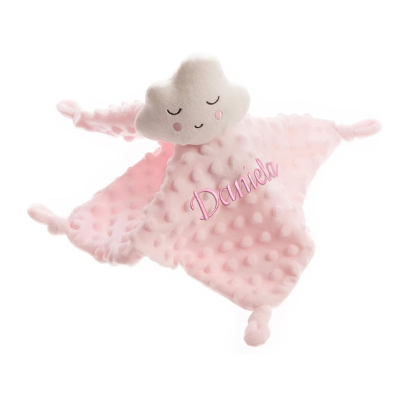 Doudou nube rosa