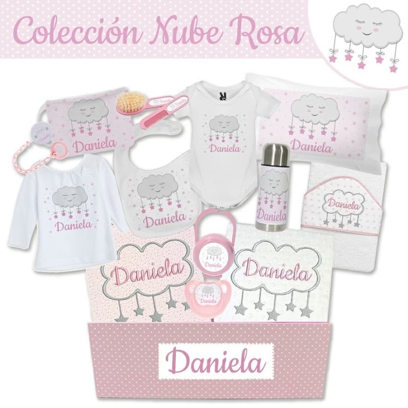 CREA tu canastilla - NUBE ROSA