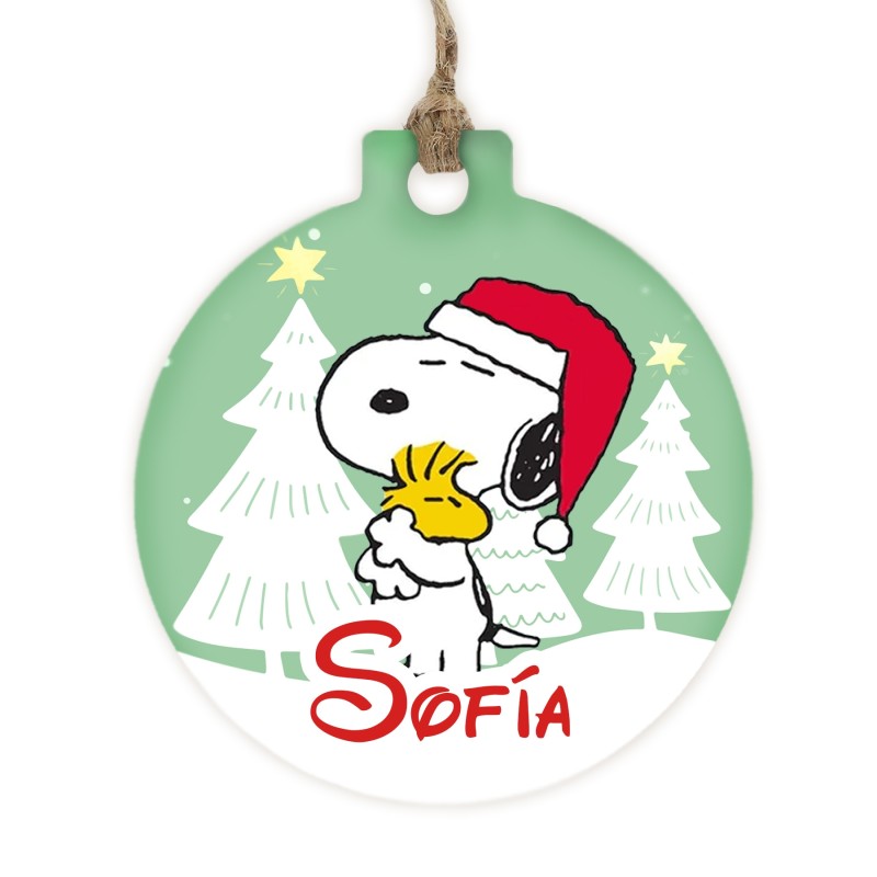 Bola de navidad METACRILATO - SNOOPY 1