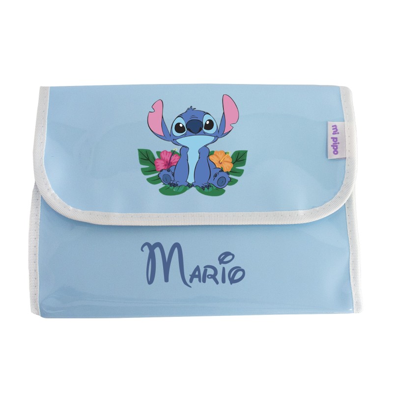 Portadocumentos gloss STITCH AZUL