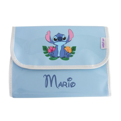Portadocumentos gloss STITCH AZUL