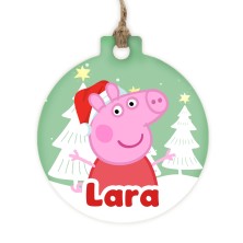 Bola de navidad METACRILATO - PEPPA PIG