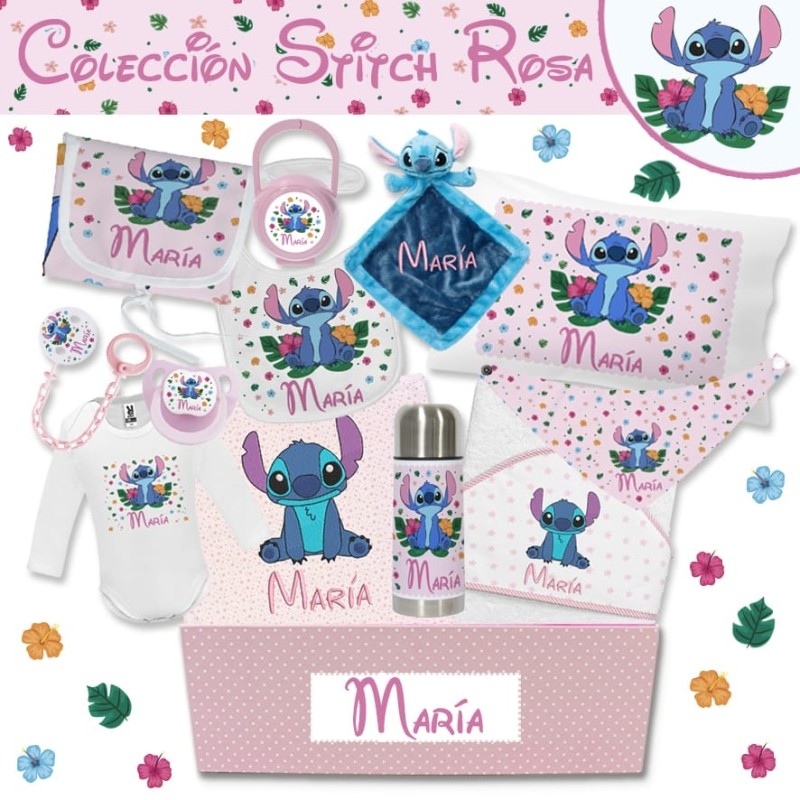 CREA tu canastilla - STITCH ROSA