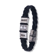 Pulsera cuero trenzado - TRENDY