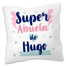 Cojín personalizado SUPER ABUELA RAYOS