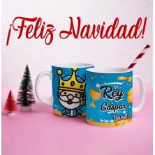 Taza navideña GASPAR