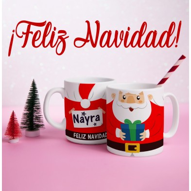 Taza navideña PAPÁ NOEL