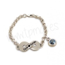 Pulsera eslabones - INFINITO SWAROVSKY